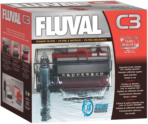 Fluval C3 Power Filter, 50gal.
