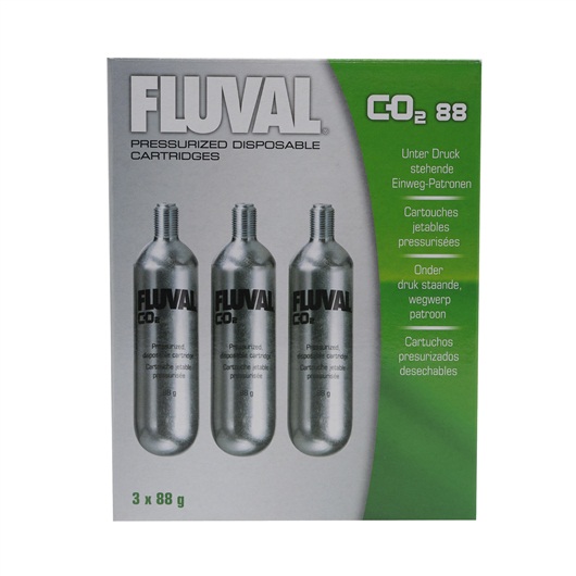 Fluval 88g CO2 Cartridges (3 pack)