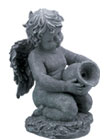Kneeling Angel with Vase