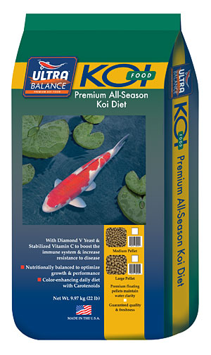 Ultra Balance Growth Premium Koi Diet Medium Pellet - Click Image to Close