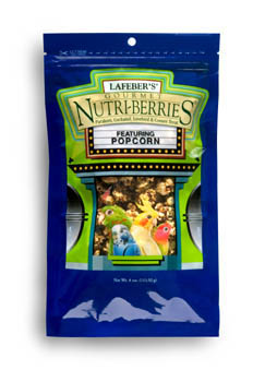 Popcorn Nutri-Berries for Cockatiels 4oz