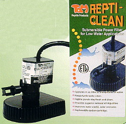 Repti-Clean Submersible Filter for Low Water Applications