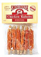 Smokehouse Chicken Kabobs Dog Treats - Click Image to Close