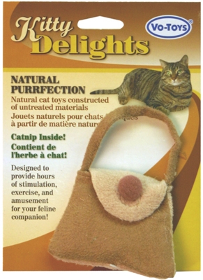 Kitty Delights Purse with Catnip - Click Image to Close