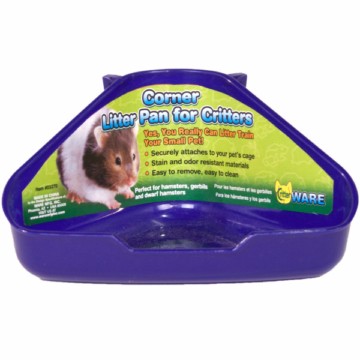 Corner Litter Pan for Little Critters