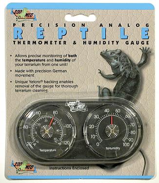 Zoo Med Analog Thermometer & Humidity Gauge Combo