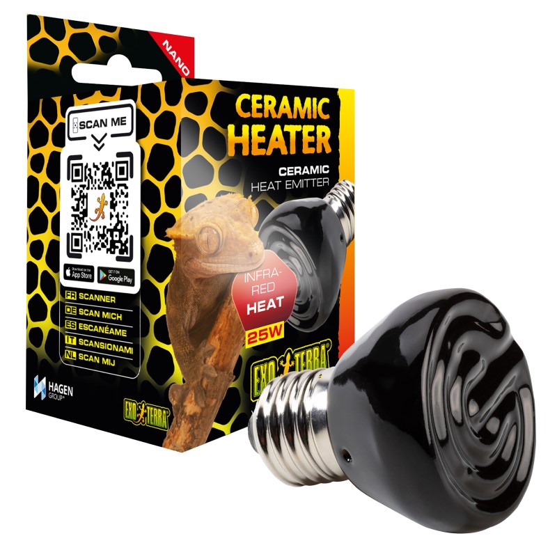 Exo Terra Ceramic Heater - Nano - 40W - Click Image to Close