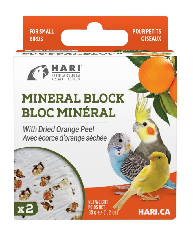 HARI Mineral Block with Orange Peel 2pack