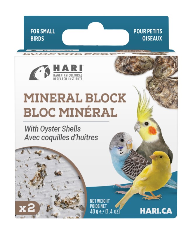 HARI Mineral Block with Oyster Shell 2 pack