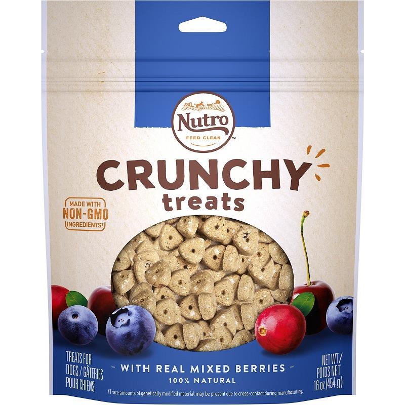 Nutro Crunchy Treats with Real Mixed Berries 16z