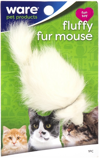 Fluffy Fur Mouse by Ware Pet - Click Image to Close