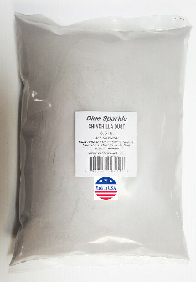 Blue Sparkle Chinchilla Dust 5 lb. (EX SHIPPING) - Click Image to Close