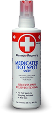 Medicated Hot Spot Spray with Lidocaine - Click Image to Close