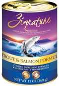 Trout & Salmon Formula Canned Dog Food - Click Image to Close