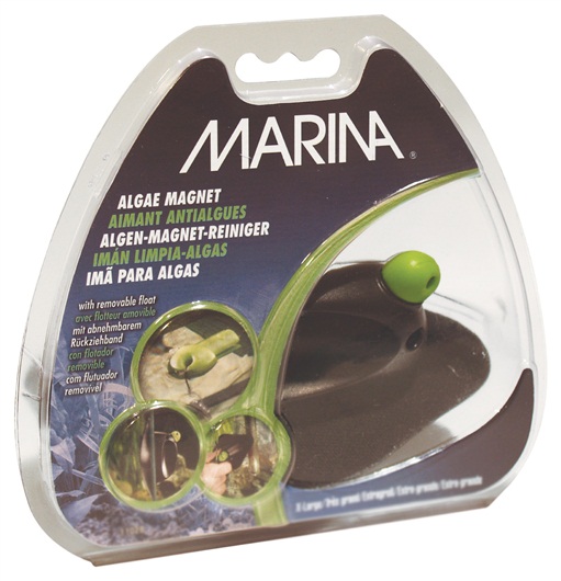 Marina Magnetic Algae Cleaner Deluxe - Click Image to Close