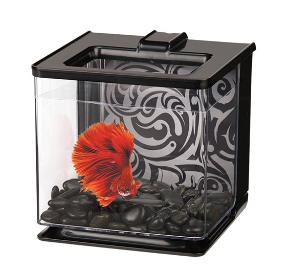 Marina Betta EZ Care Aquarium Black