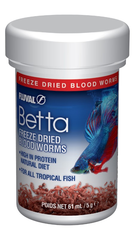 Fluval Betta Dried Bloodworms 0.18 oz