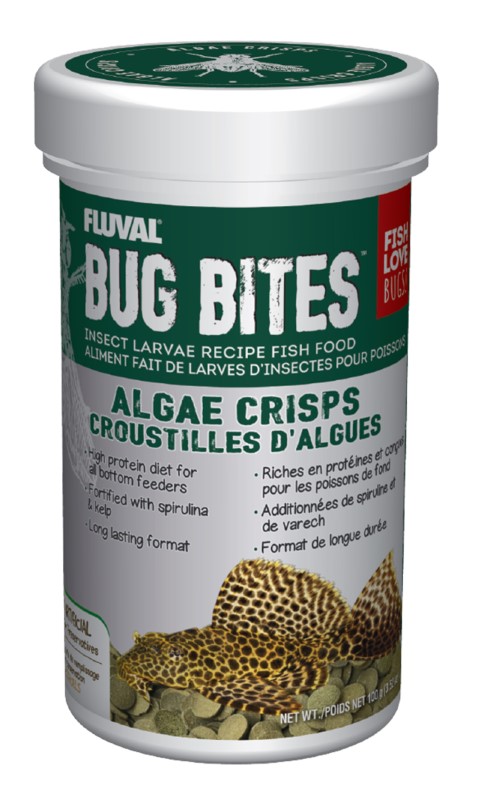 Fluval Bug Bites Algae Crisps 3.52 oz