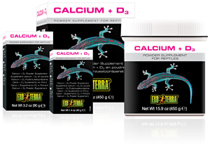 Exo Terra Calcium with D3 Powder Supplement - Click Image to Close