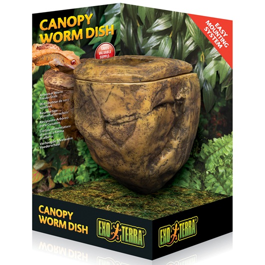 Exo Terra Canopy Worm Dish - Click Image to Close