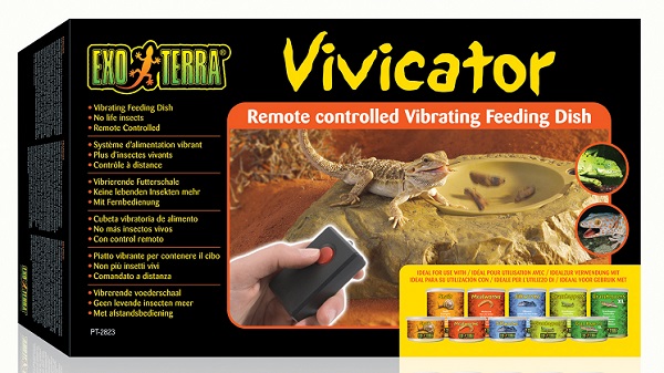 Exo Terra Vivicator Vibrating Feeding Dish