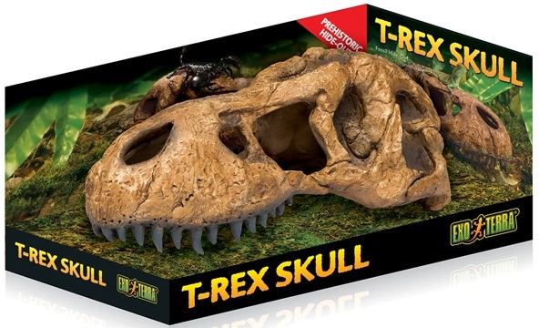 Exo Terra T-Rex Skull Fossil Hide Out - Click Image to Close