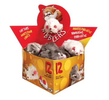 Deluxe Fur Mouse - Large (3") - Click Image to Close