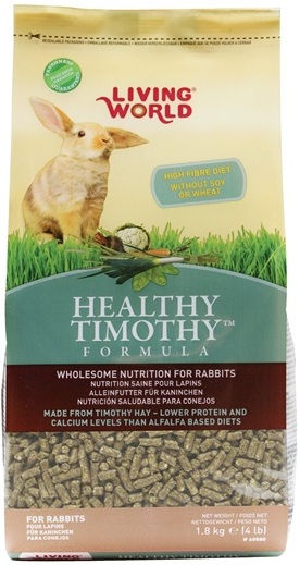 Living World Healthy Timothy Formula For Rabbits - Click Image to Close