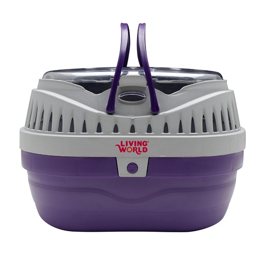 Living World Carrier Purple/Grey Small