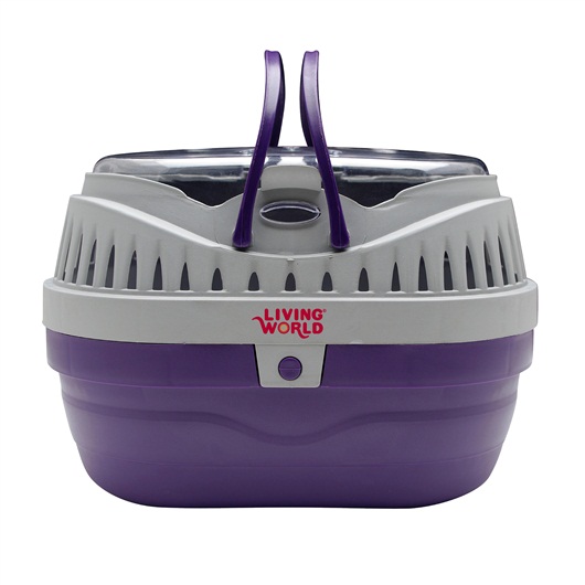 Living World Carrier Purple/Grey Small - Click Image to Close