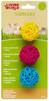 Nibblers Willow Chew Balls - Click Image to Close