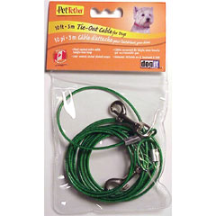 Pet Tether Puppy Tie Out Cable (10 ft.) - Click Image to Close