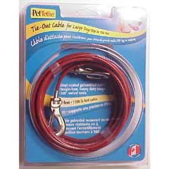 Pet Tether Dog Tie Out Cable (Large, 20 ft.)