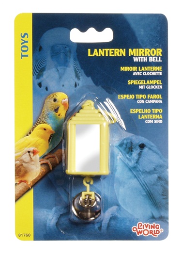 Living World Lantern Mirror with Bell - Click Image to Close