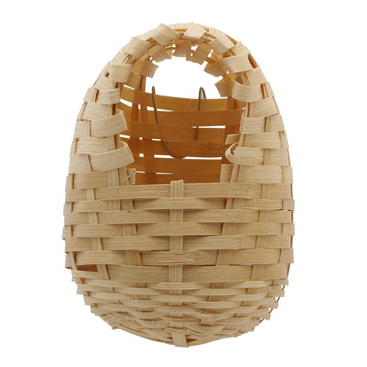 Bamboo Bird Nest for Finches, Large - Click Image to Close