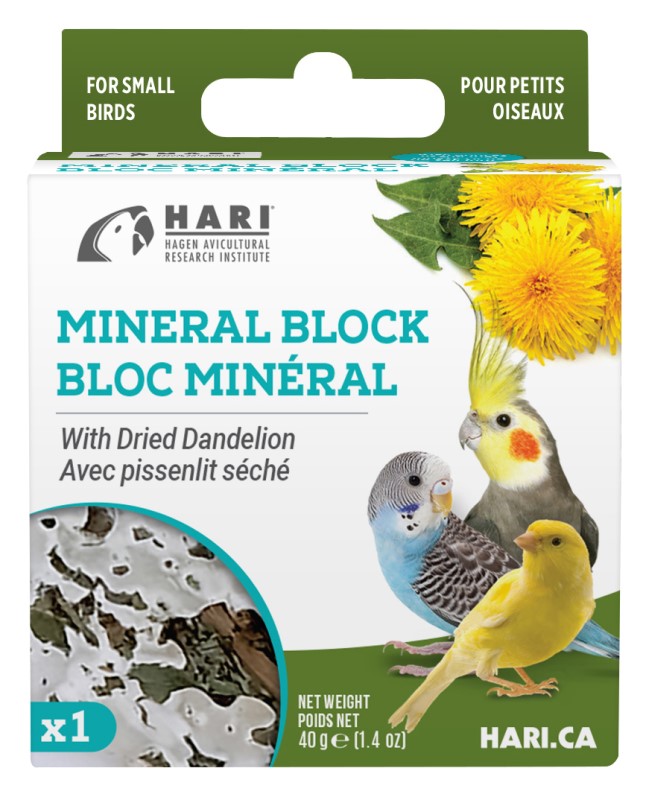 HARI Mineral Block with Dried Dandelion - Click Image to Close