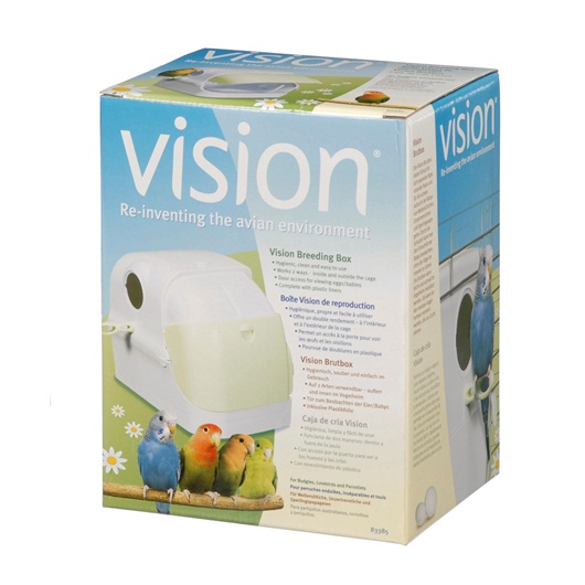 Vision Breeding Box for Budgies and Lovebirds - Click Image to Close