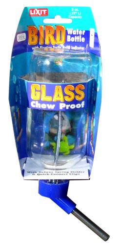 Round Glass Bottle 8 oz. - Click Image to Close