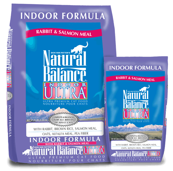 Indoor Ultra Rabbit & Salmon Dry Cat Formula - Click Image to Close