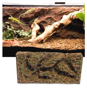 T-Rex Vivarium Foam Systems Rock Ridge Background