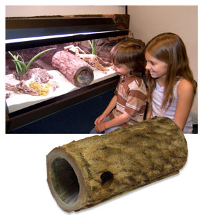 T-Rex Vivarium Foam Systems Peek-A-View Log Hollow