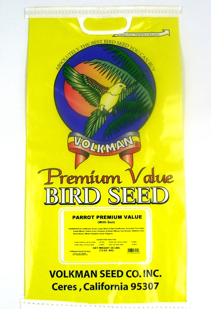 Premium Value Parrot Food