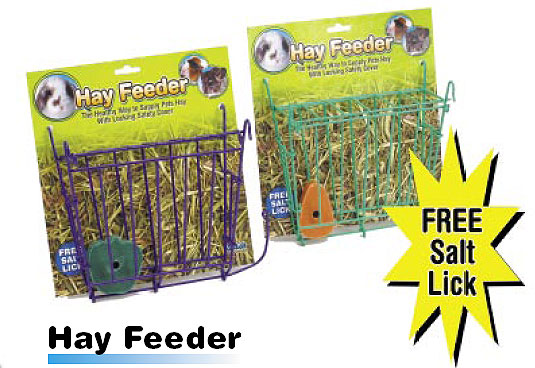 Hay Feeder with Salt Lick by Ware Pet