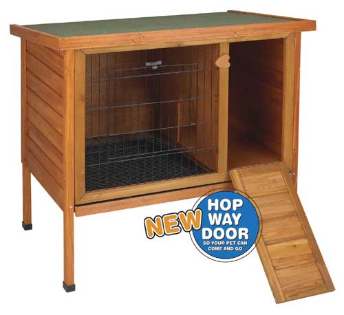 Premium Plus Hutch Large by Ware Pet - Click Image to Close