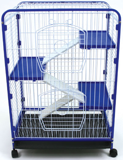 Indoor Hutch Medium 4 Level by Ware Pet - Click Image to Close