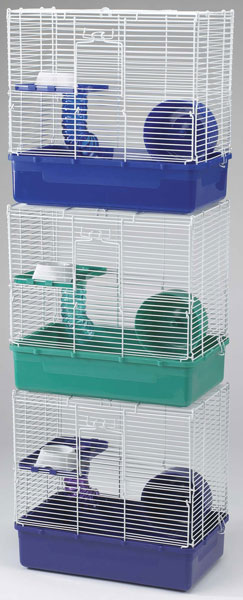 Home Sweet Home Hamster Cage 2 Story 3 Pack - Click Image to Close