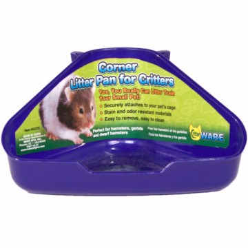 Corner Litter Pan for Little Critters - Click Image to Close