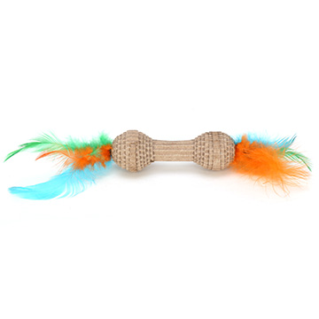 Corrugate Barbell Eco Friendly Cat Toy