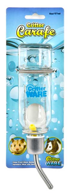 Critter Carafe Glass Water Bottle - Click Image to Close