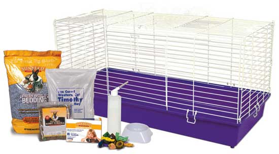 Home Sweet Home Sunseed 40" Rabbit Starter Kit by Ware Mfg - Click Image to Close